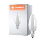 Ledvance Classic Superior LED Bulbo E14 Candela Filamento Ghiaccio 4.2W 470lm - 927 Bianco Molto Caldo | Miglior resa cromatica - Dimmerabile - Sostitutiva 40W
