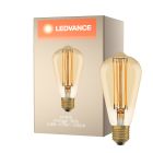 Ledvance Vintage 1906 LED E27 Edison Oro 5.8W 470lm - 822 Bianco Molto Caldo | Dimmerabile - Sostitutiva 40W