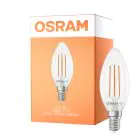 Osram Classic LED E14 Candela Filamento Chiara 2.2W 470lm - 840 Bianco Freddo | Sostitutiva 40W