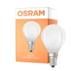 Osram LED Classic LED E14 Pera Filamento Ghiaccio 3.8W 806lm - 840 Bianco Freddo | Sostitutiva 60W