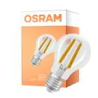Osram Classic LED E27 Pera Filamento Chiara 2.2W 470lm - 840 Bianco Freddo | Dimmerabile - Sostitutiva 40W
