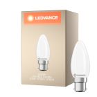 Ledvance Classic LED B22 Candela Ghiaccio 3.4W 470lm - 827 Bianco Molto Caldo | Sostitutiva 40W