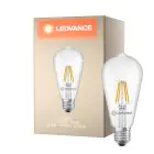 Ledvance Classic LED E27 Pera Filamento Chiara 3.4W 470lm - 827 Bianco Molto Caldo | Sostitutiva 40W