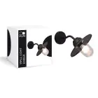 D'Lite Luce Da Parete Ember Nero | IP54 - Adatto per 1x E27