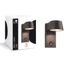 D'Lite Luce Da Parete Lira Nero 7W 600lm 830 Luce Calda -  | IP54 - Sensore Di Movimento