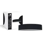D'Lite Luce da soffitto Lunelle 50cm Tessuto Nero | Adatto per 3x E27 
