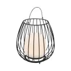 Nordlux Lampada Da Tavolo Jim To-Go Portable Batteria Metallo Nero 3W 300lm - 827 Bianco Molto Caldo | A 3 Livelli Dimmerabile 