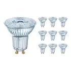Confezione Multipack 10x Osram Performance Faretti LED Riflettore GU10 PAR16 4.5W 350lm 36D - 940 Bianco Freddo | Miglior Resa Cromatica - Dimmerabile - Sostitutiva 50W