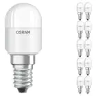 Confezione Multipack 10x Osram LED Speciale T26 E14 Tubolare Ghiaccio 2.3W 200lm - 827 Bianco Molto Caldo | Sostitutiva 20W