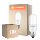Confezione Multipack 10x Ledvance LED Classic Stick E27 Stick Ghiaccio 9W 1050lm - 827 Bianco Molto Caldo | Sostitutiva 75W