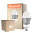 Confezione Multipack 6x Ledvance LED Bulbo HQL LED P E27 41W 6000lm - 840 Bianco Freddo | Sostitutiva 125W
