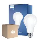 Confezione Multipack 4x Philips Classic LED Bulbo E27 Pera Ghiaccio 13W 2000lm - 840 Bianco Freddo | Sostitutiva 120W