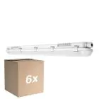 Confezione Multipack 6x Ledvance Stagna LED Stagna 32W 4400lm - 865 Luce Del Giorno | 120cm 