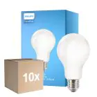 Confezione Multipack 10x Philips Corepro LED Bulbo E27 Pera Ghiaccio 13W 2000lm - 827 Bianco Molto Caldo | Sostitutiva 120W