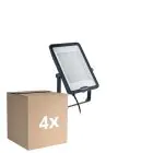 Confezione Multipack 4x Philips Proiettore LED Ledinaire BVP169 150W 18000lm 110D - 830-865 CCT | IP65 - Simmetrico 