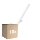 Confezione Multipack 10x Osram LEDinestra HD Luceing S14d 4.7W 470lm - 927 Bianco Molto Caldo | Miglior Resa Cromatica - Dimmerabile - Sostitutiva 40W