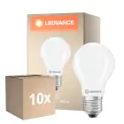 Confezione Multipack 10x Ledvance Classic LED E27 Pera Ghiaccio 5.9W 806lm - 840 Bianco Freddo| Sostitutiva 60W