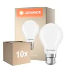 Confezione Multipack 10x Ledvance Classic LED B22 Pera Ghiaccio 5.9W 806lm - 827 Bianco Molto Caldo | Sostitutiva 60W