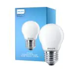 Philips Corepro LED Lustre E27 Sferica Ghiaccio 6.5W 806lm - 827 Bianco Molto Caldo | Sostitutiva 60W