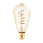 Eglo LED Edison E27 Filamento Ambra 4W 245lm - 820 Bianco Molto Caldo | Dimmerabile - Sostitutiva 25W