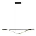 Eglo Luce Pendente Conaprato Acciaio Brushed Ottone, Nero 20W 2500lm - 827-840-865 CCT | Dimmerabile